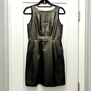 Club Monaco Black and Gold Dress - Size 4